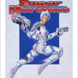 Super Héroïne (format A3,29,7x42 cm)