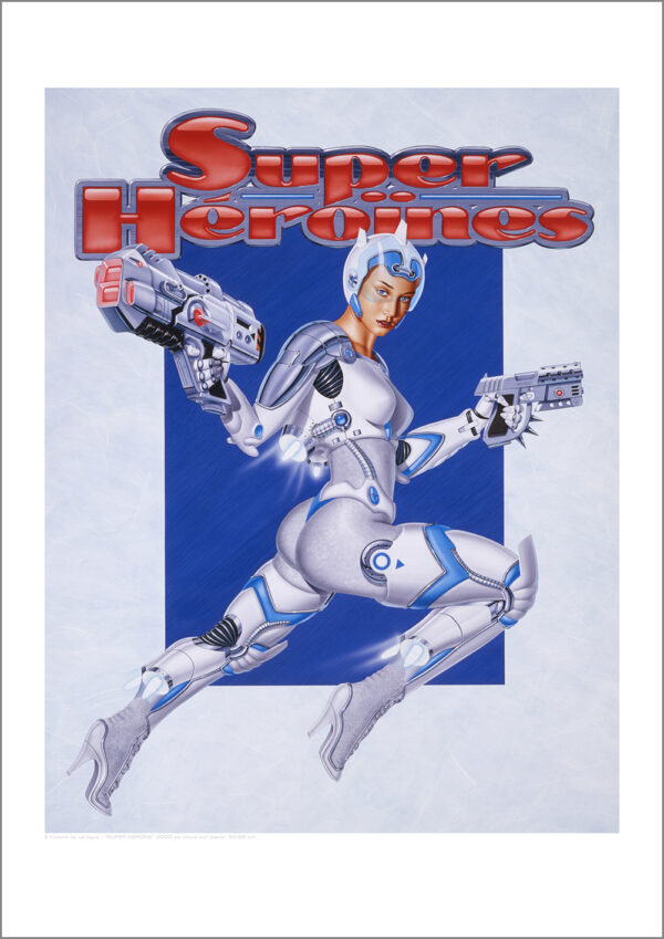 Super Héroïne (format A3,29,7x42 cm)