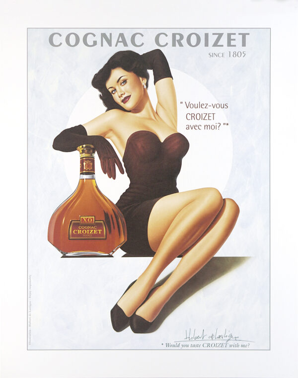Affiche Croizet (40,5x51 cm) signée