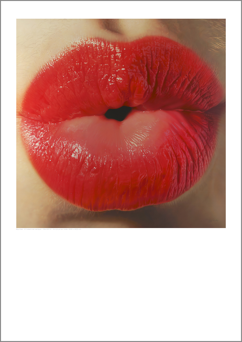 Big Kiss (format A3,29,7x42 cm)