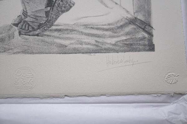 O. adossée, Lithographie, 2022, éditions Anthèse (50/65 cm), signée et numérotée – Image 2