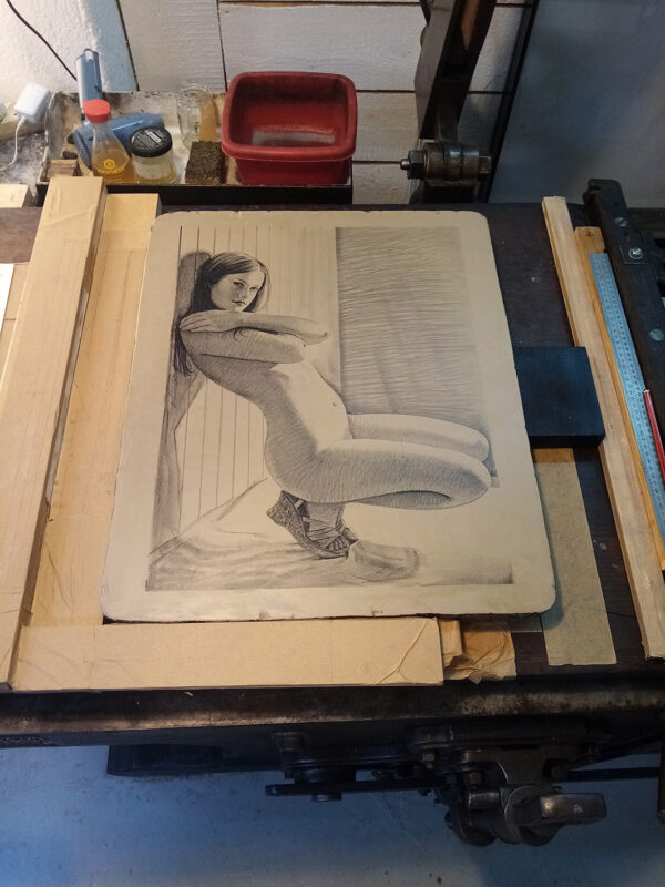 O. adossée, Lithographie, 2022, éditions Anthèse (50/65 cm), signée et numérotée – Image 3