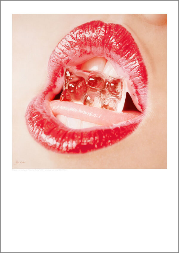 Kiss me Teddy (format A2,42x59,4 cm)