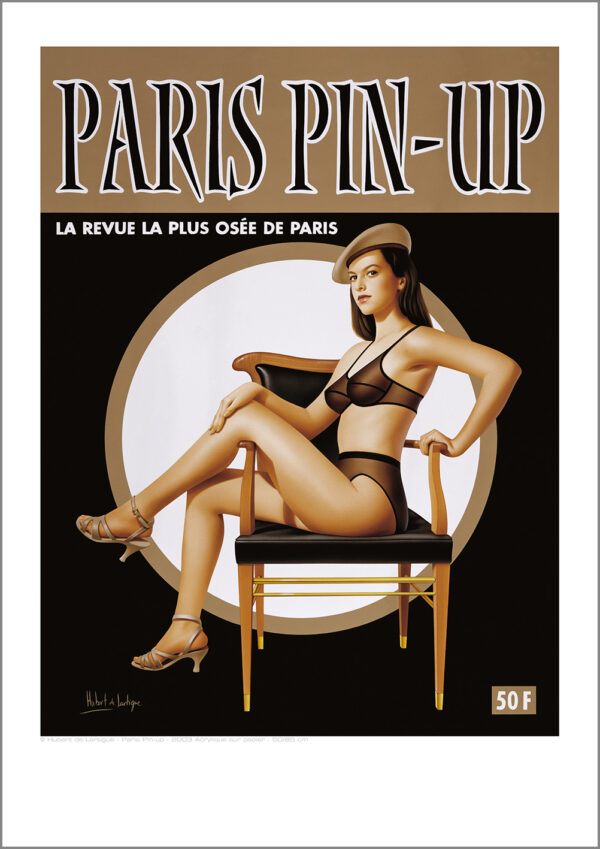 Paris Pin-up (format A3,29,7x42 cm)