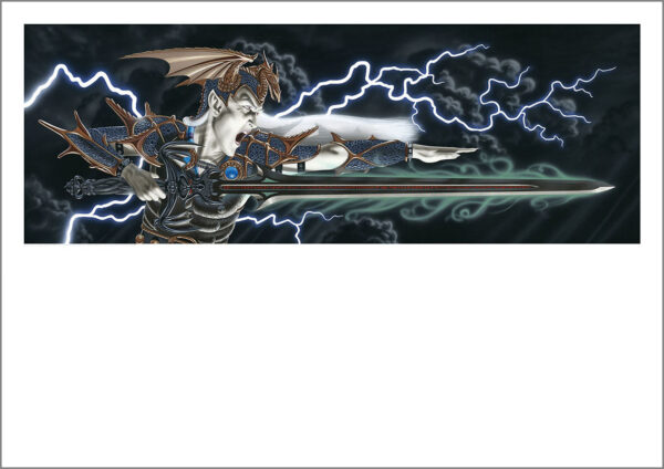 Paravent Elric 1995 role-playing screen (format A2,42x59,4 cm)