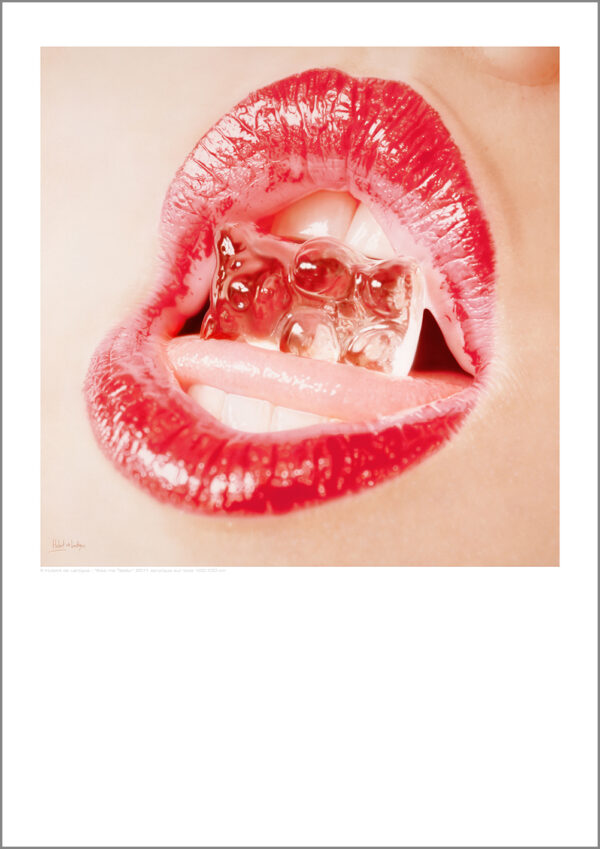Kiss me Teddy (format A3,29,7x42 cm)